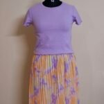 PLEATED SKIRT SET