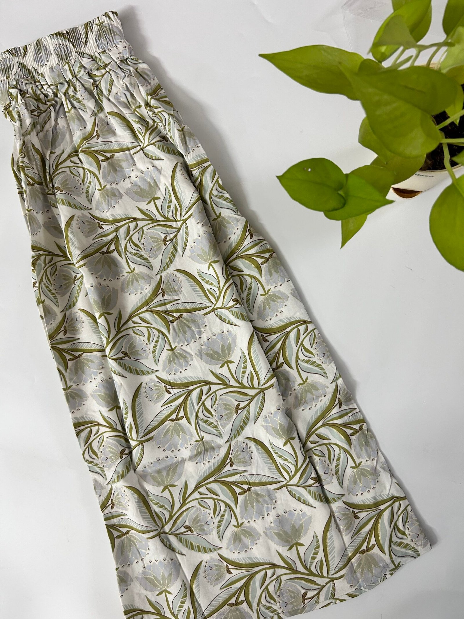 IMG_1799 HALF PALAZZO PANT-FREE SIZE UPTO XL - Image 1