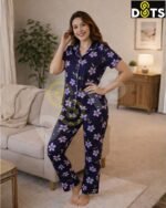 PREMIUM COLLAR PYJAMA SET - Image 2