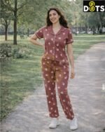 PREMIUM  COLLAR PYJAMA SET - Image 2