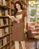 LONG POLO(PREMIUM MINIMAXI-FREE SIZE M L XL) - Image 2