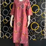 VERTICAN SILK KURTI TOP & BOTTOM