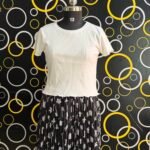 PLEATED SKIRT SET - L